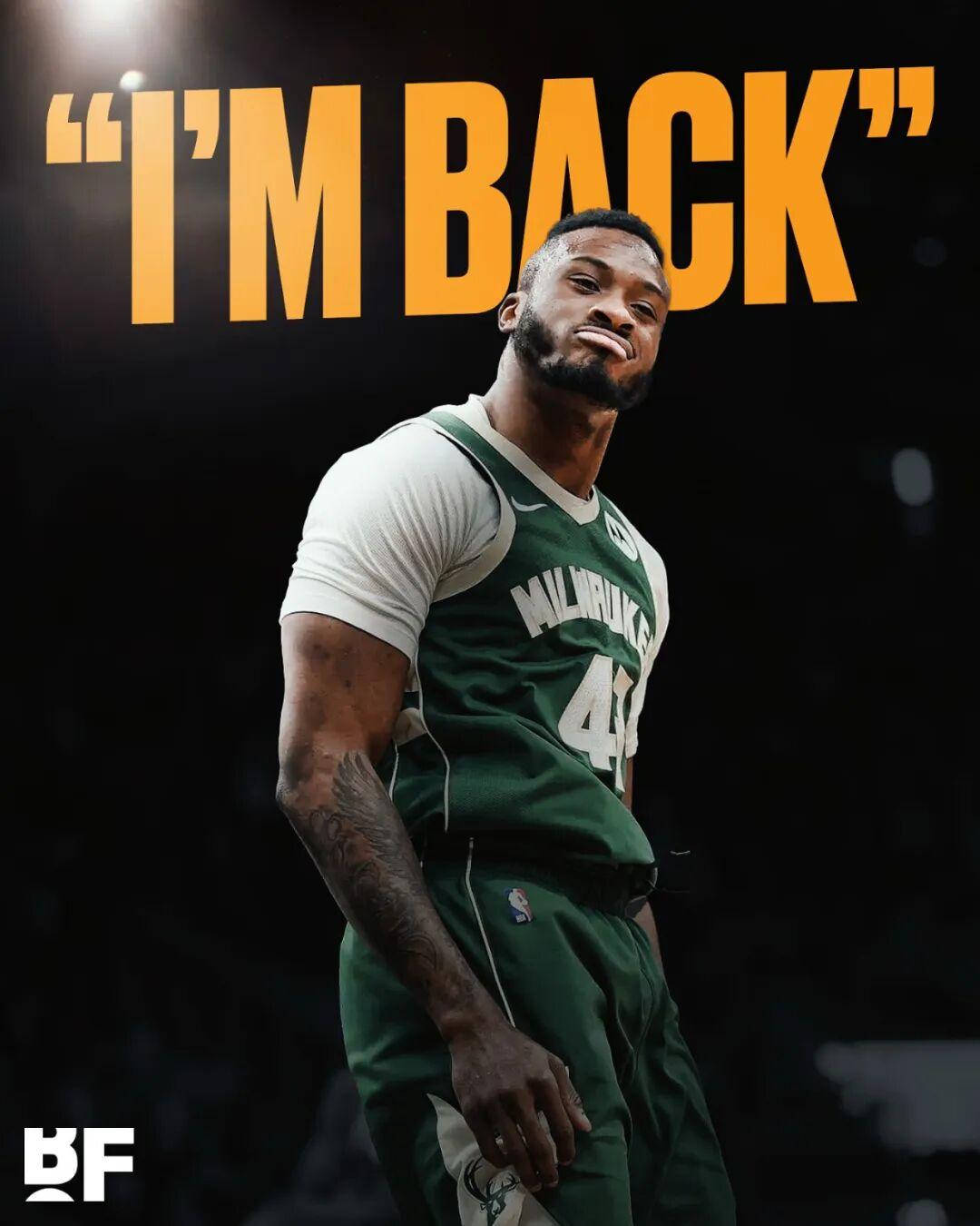 官方网-跟腱撕裂归来！字母哥哥回归，对雄鹿意味着什么？