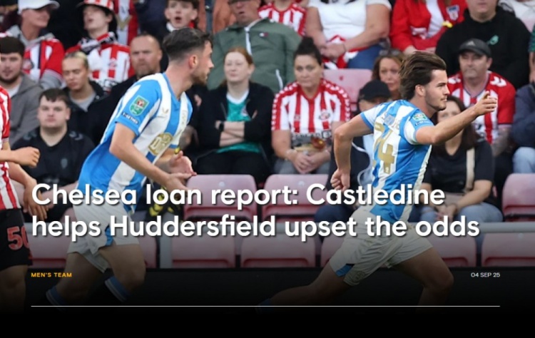 ky Sports-切尔西外租军团表现追踪：斯堡三将站稳脚跟，卡斯尔丁闪耀哈德斯菲尔德