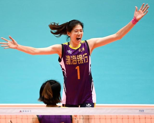 1632662903142053435.jpeg 手机安全登录入口-李盈莹成长+副攻线稳定 天津女排夺全运会第四冠